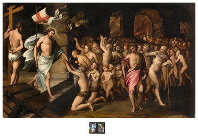 Sacristy, İsa arafta iniyor, Bilinmiyor XVI. yüzyıl by Italian School
