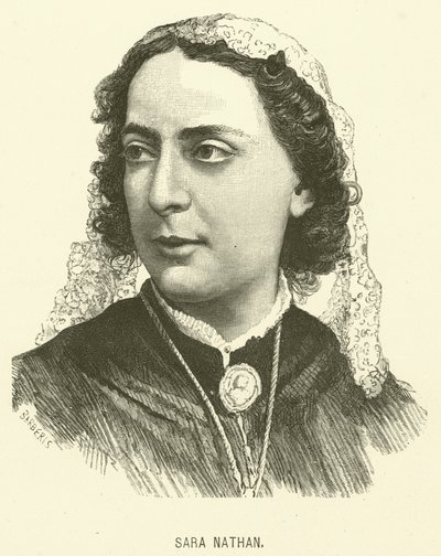 Sara Nathan (gravür) by Italian School