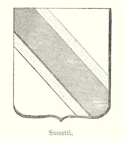 Sassetti (gravür) by Italian School