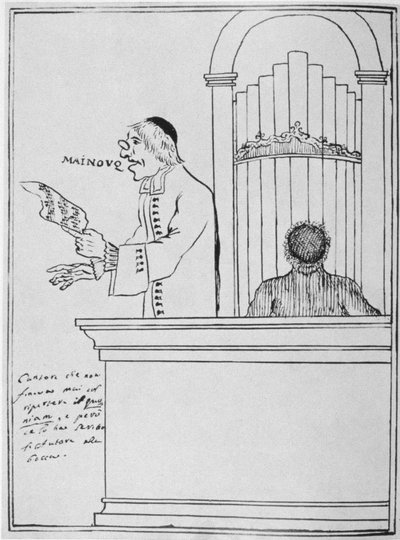 Şarkıcı ve Organist by Italian School