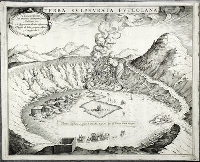 Solfatara Volkanı, Pozzuoli, Napoli by Italian School