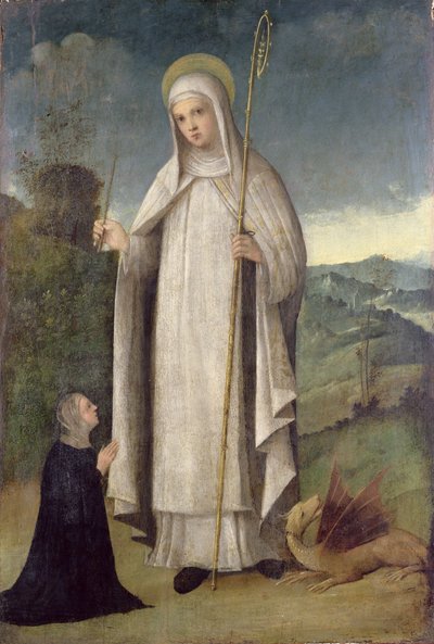 Aziz Margaret, c.1500 (panel) by Italian School