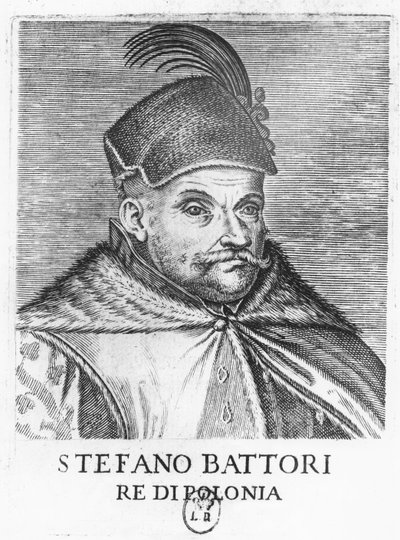 Stephen Bathory (gravür) by Italian School