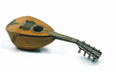 Giuseppe Galiotto tarafından icat edilen Napoliten mandolin natürmort by Italian School