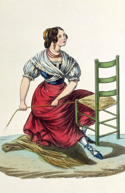 Hasır sandalye üreticisi by Italian School