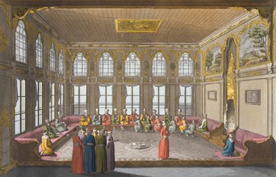 Bir Bakanın Dairesi, V. Raineri (aquatint) tarafından oyulmuş 