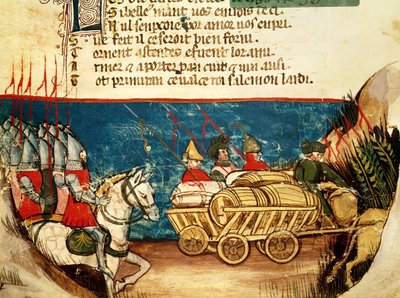 Şarlman Ordusu (742-814) ve Hükümlerin Taşınması, bir Venedik Kodeksi