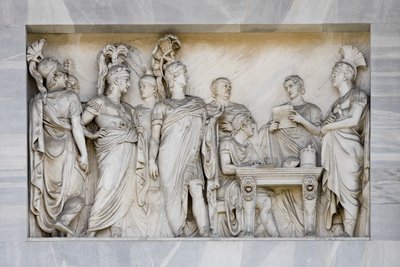 Viyana Kongresi, Barış Kemeri detayı, Milano, İtalya (mermer) by Italian School