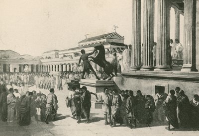 Sivil Forumda Seçimler (gravür) by Italian School