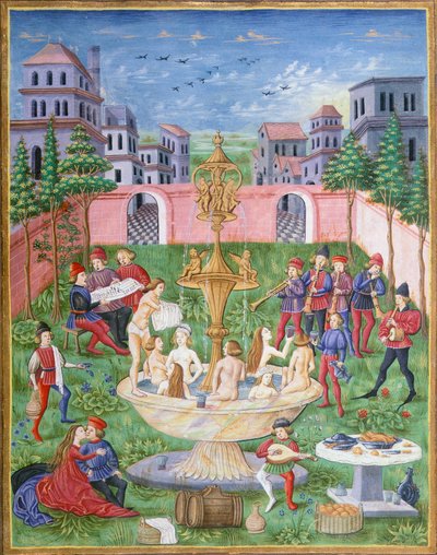 Yaşam Çeşmesi: bir bahçedeki şarkıcılar ve müzisyenler, Leonardo Dati tarafından De Sphaera