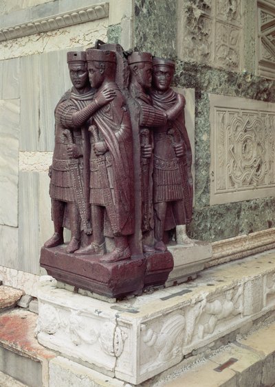 Dört Tetrark (porfir) by Italian School