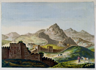 Çin Seddi, Jules Ferrario tarafından Le Costume Ancien et Moderne