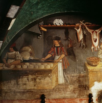 Pastacı (fresk) by Italian School