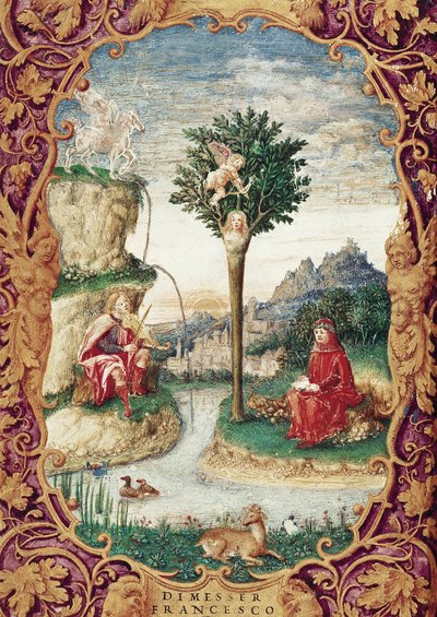 Şair, Laura de Noves by Italian School