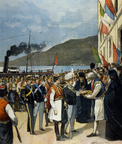 Napoli Prensi - daha sonra Victor Emmanuel III (Victor-Emmanuel) (Vittorio Emanuele) - geleneğe göre Rijeka