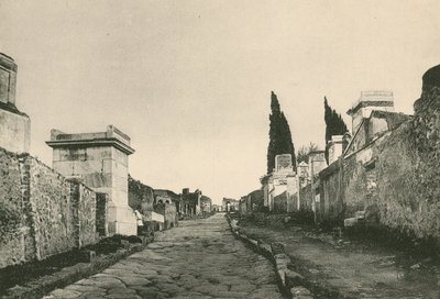 Mezarlar Sokağı olduğu gibi (gravür) by Italian School
