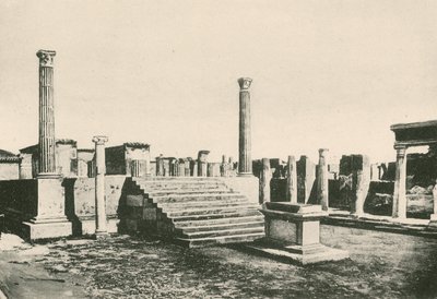 Apollon Tapınağı olduğu gibi (gravür) by Italian School