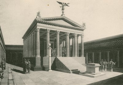 Apollon Tapınağı olduğu gibi (gravür) by Italian School