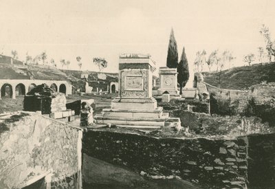 Ustrinum veya Krematoryum olduğu gibi (gravür) by Italian School
