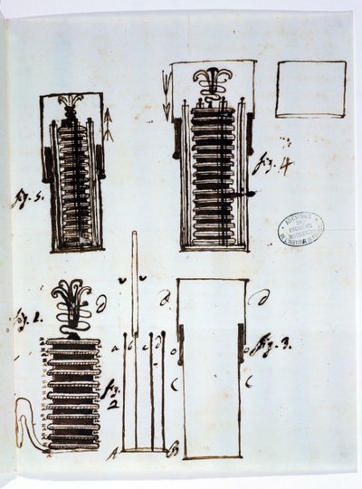 Voltaik yığın (pil). Alessandro Volta