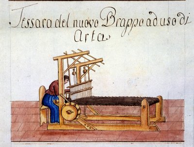 Yün dokuma. 1807. Milano Devlet Arşivleri by Italian School