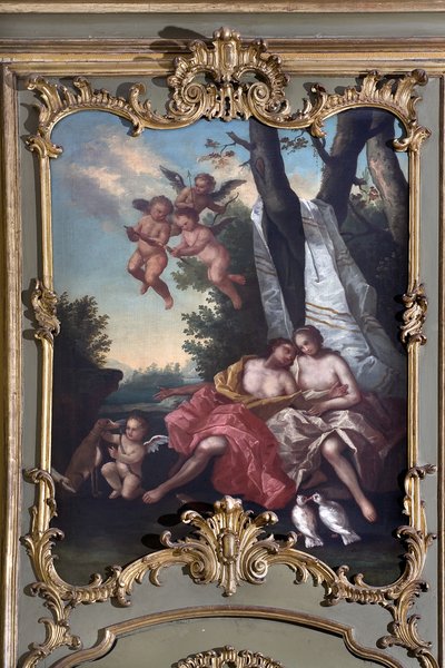 Venüs ve Adonis by Italian School