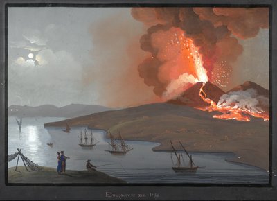 Vezüv, 1794 Patlaması by Italian School