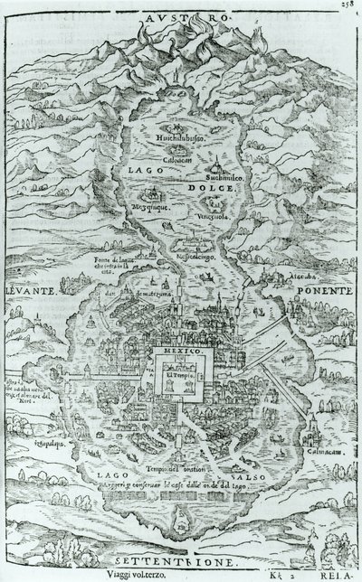 Aztek şehri Tenochtitlan