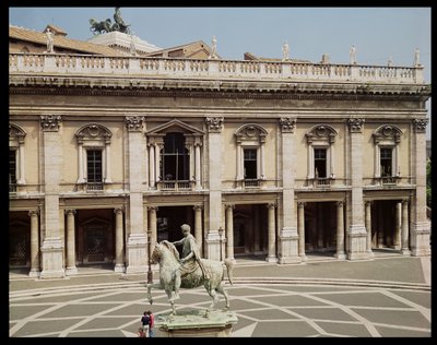 Palazzo Nuovo ve Marcus Aurelius