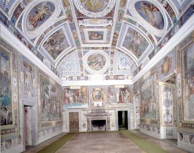 Onofrio Panvinio tarafından tasarlanan ve Taddeo (1529-66) ve Federico Zuccaro (1540-1609) 1557-83 (fresk) tarafından fresklenen 