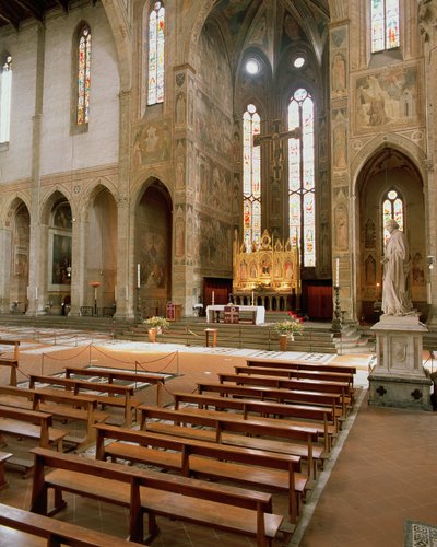 Kilise apsisinin görünümü by Italian School