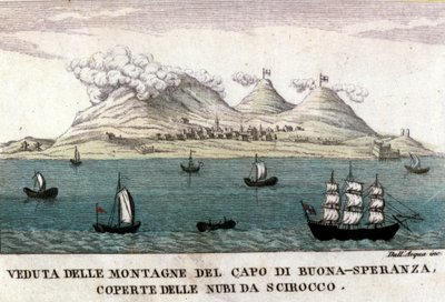 Cape of Good Esperance dağlarının manzarası by Italian School