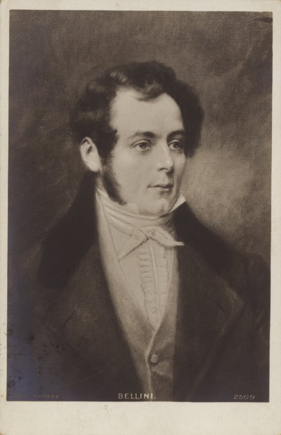 Vincenzo Bellini, İtalyan opera bestecisi (1801-1835) by Italian School