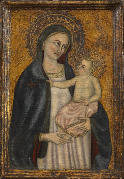 Bakire ve Çocuk, c.1450, c.1900-20 tarihli bir eserin sahteciliği by Italian School