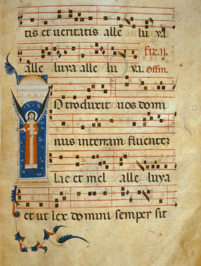 fol 4v. Kademeli, yaklaşık 1260 by Italian School