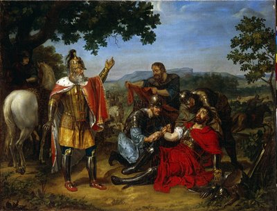 Kulikovo Sahasında Grandük Dmitry Donskoy by Ivan Afanasievich Ugryumov