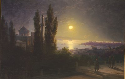 Estonca: "Geceleyin İstanbul Boğazı" by Ivan Aivazovsky