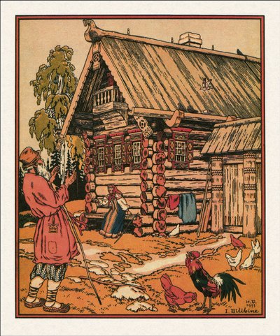 Balıkçı ve Balık par Bilibin, Ivan Yakovlevich (1876-1942) by Ivan Yakovlevich Bilibin