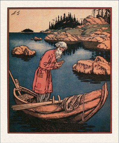 Balıkçı ve Balık par Bilibin, Ivan Yakovlevich (1876-1942) by Ivan Yakovlevich Bilibin