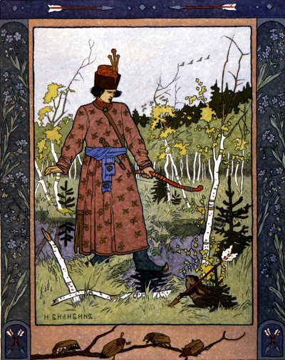 Rus masalı “” Kurbağa prensesi”, hasta. tarafından Bilibin by Ivan Bilibine