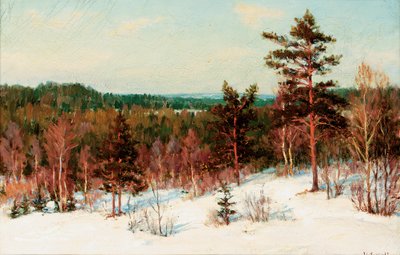 Kış - Orman Manzarası by Ivan Fedorovich Choultse