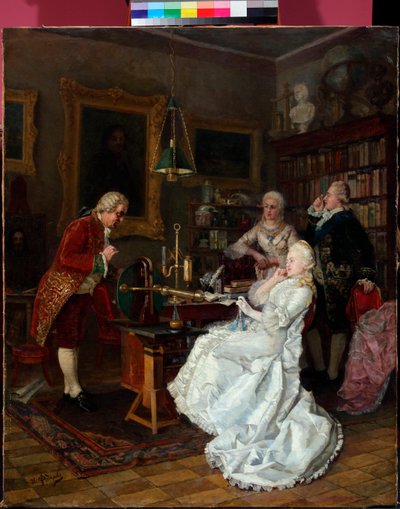 Rusya İmparatoriçesi II. Catherine (1729-1796) Mikhail Lomonosov