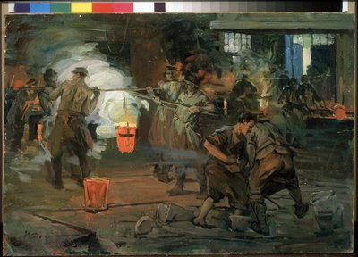 ""Dökümhanedeki işçiler"" Ivan Georgievich Drozdov