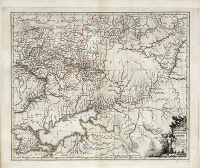 Azak Valiliği Genel Haritası, 1782. by Ivan Ivanovich Islenyev