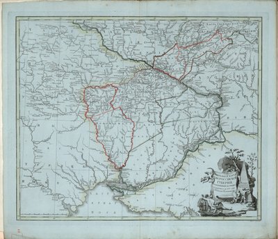 Novorossiysk Valiliği Genel Haritası, 1779. by Ivan Ivanovich Islenyev