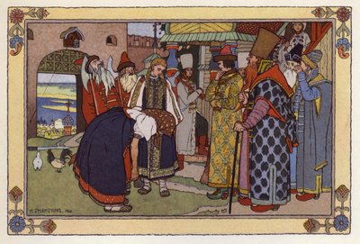 Güzel Vassilisa için İllüstrasyon by Ivan Yakovlevich Bilibin
