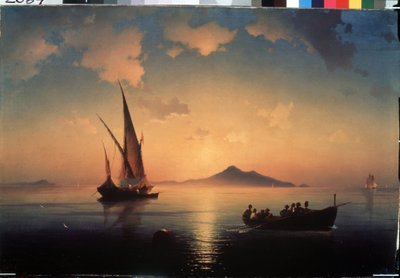 Napoli Körfezi (Napoli Körfezi) (İtalya). Ivan Konstantinovich Aivazosky