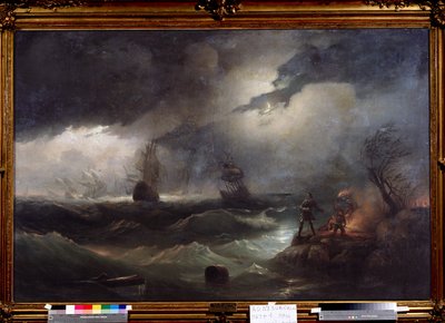 Peter I (ya da büyük by Ivan Konstantinovich Aivazosky