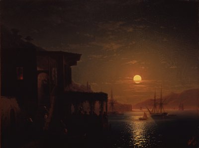 Konstantinopolis Akşam, 1882 by Ivan Konstantinovich Aivazovsky