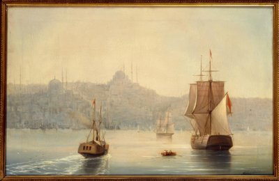 Konstantinopolis, liman / resim I.K. Aivazovsky by Ivan Konstantinovich Aivazovsky